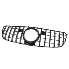 For Mercedes-Benz GLS450 X166 GT Style Front Upper Grille Gloss Black 2016/2017/2018/2019 US