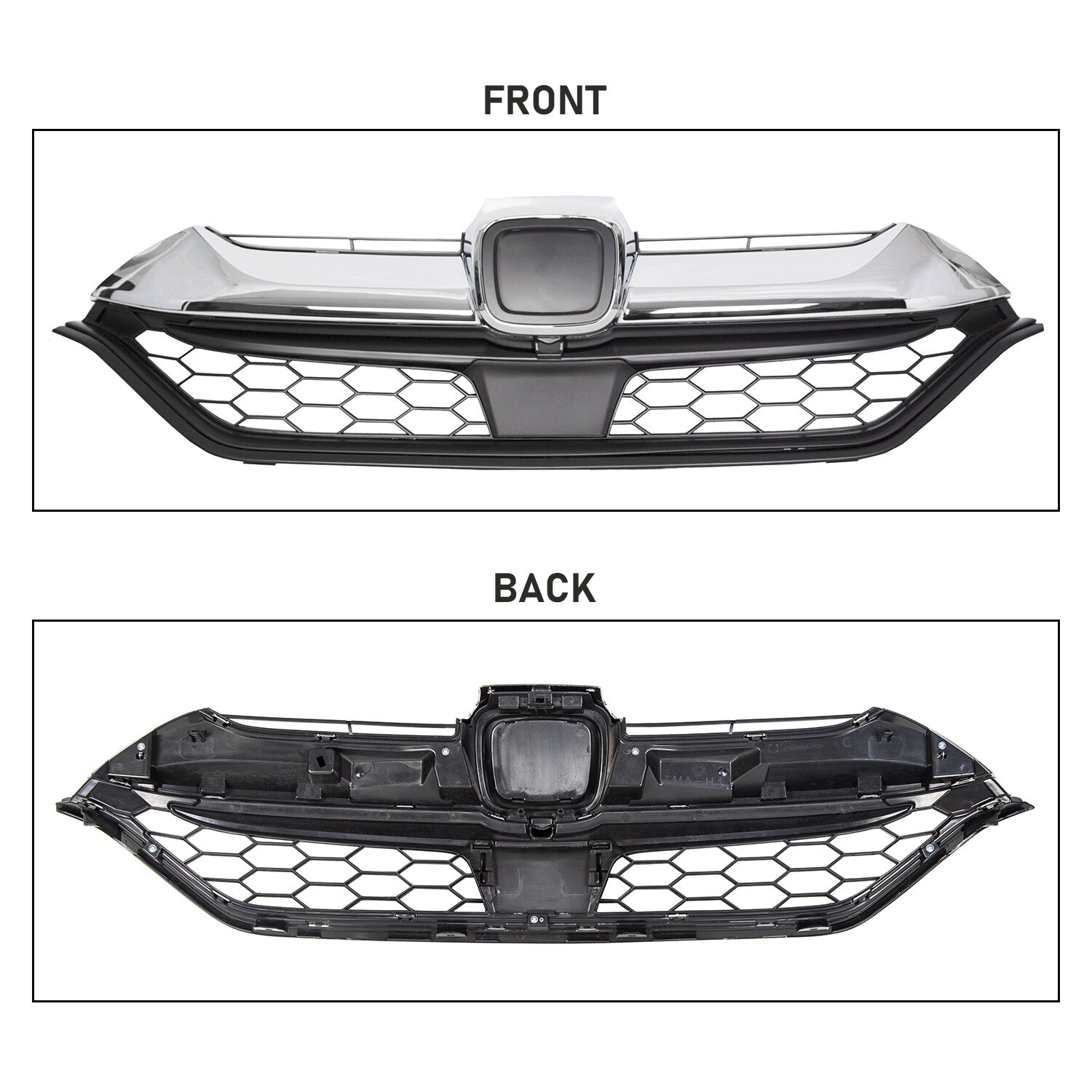2018 Honda Crv Front Bumper HECASA Fits Honda CRV CR-V 2017 2018 2019 Front Bumper Upper Grille
