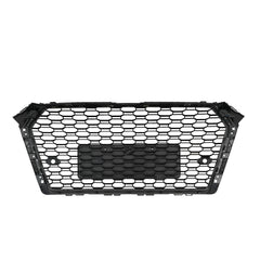 Gloss Black RS4 Style Fits 2017/2018/2019 Audi A4 S4 S-line Front Bumper Grille Grill