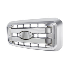 Front Upper Grille Fit For Ford 2011-2016 F250 F350 F450 F550 Super Duty (Chrome)