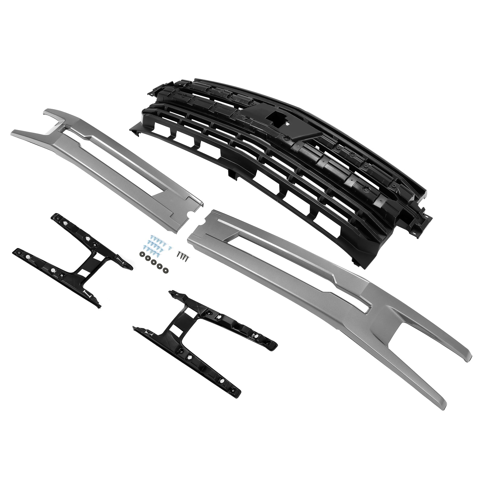 For Chevrolet Silverado 1500 2019 2020 2021 2022 Front Bumper Hood Upper Grille