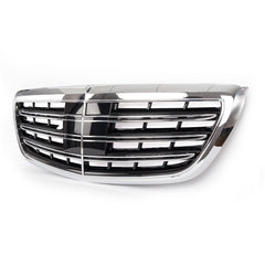 Fits For S-Class W222 2014/2015/2016/2017/2018/2019/2020 Chrome Front Bumper Grill
