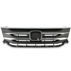 Fits New Honda Odyssey 2011 2012 2013 Front Black Grill Grille Chrome Molding