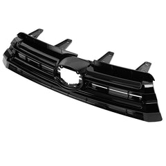 Front Upper and Lower Grille Grill For Toyota Highlander 2017/2018/2019 Gloss Black