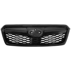 Fit 2014 2015 2016 2017 2018 Subaru Forester STI Style Black Front Upper Grill