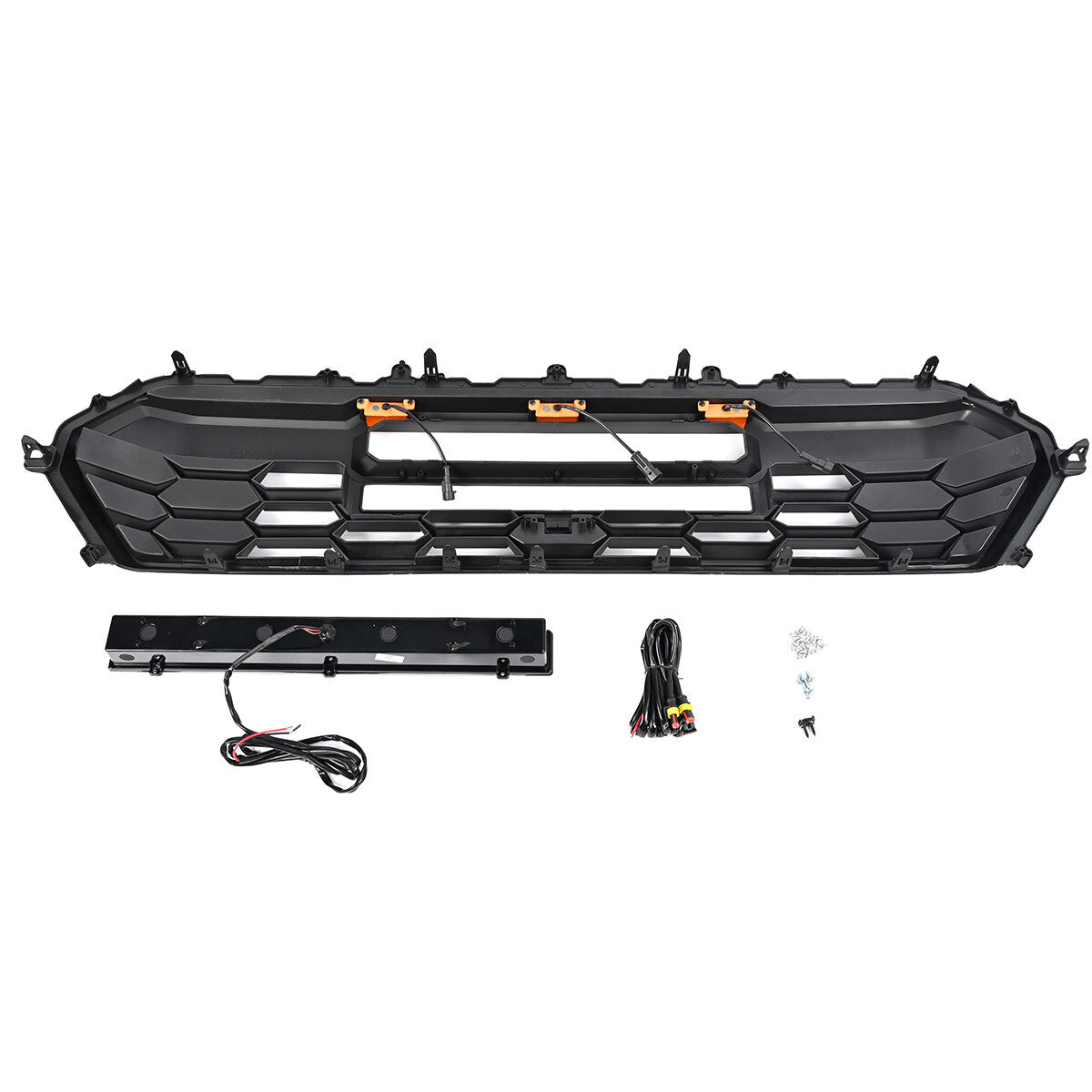 For Toyota Tacoma 2024-2025 Front Bumper Grille Grill With Led & Light Bar