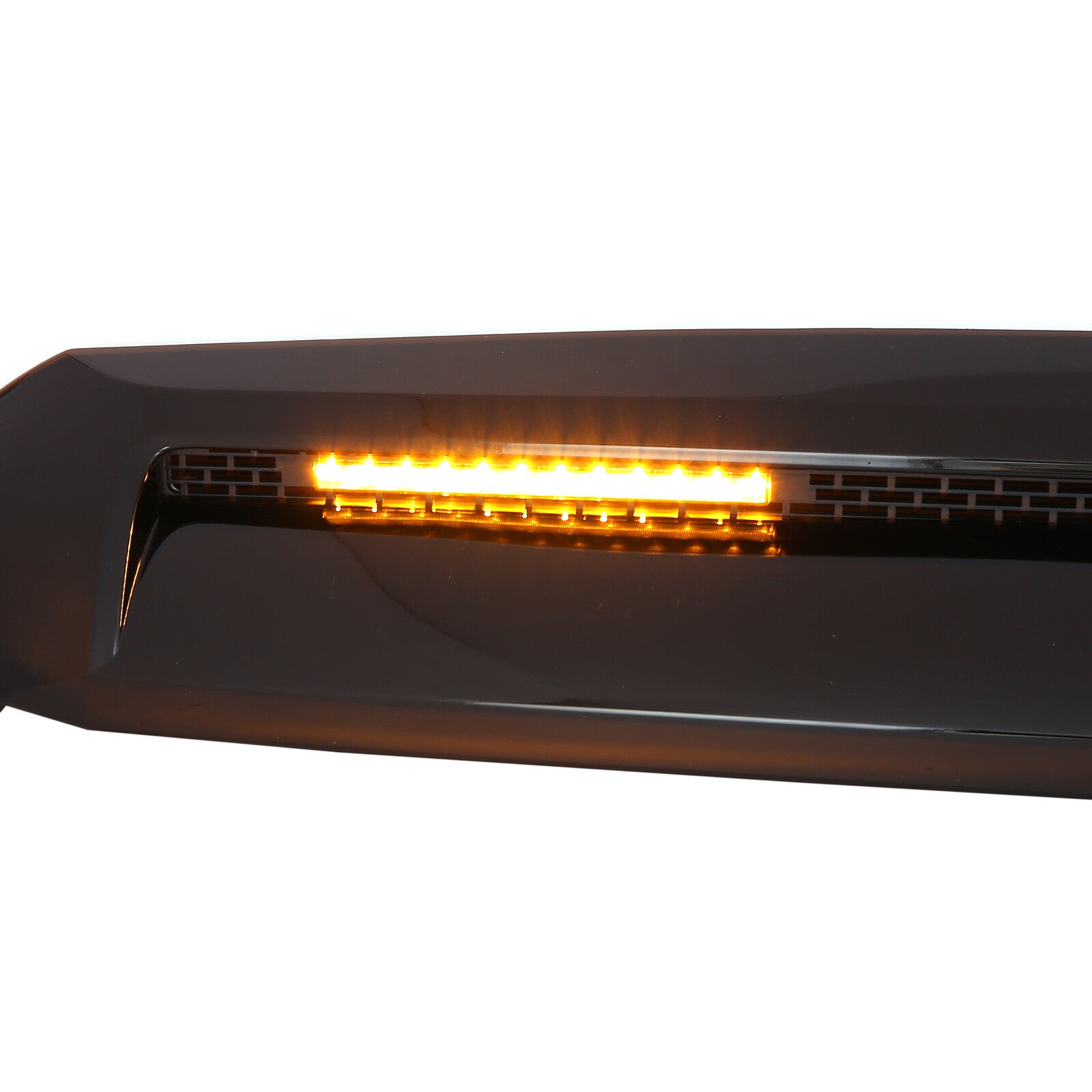 For 2014/2015/2016/2017/2018/2019/2020/2021 Toyota Tundra W/Light Bar Front Upper Hood Bulge Molding Grille Trim