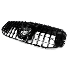 For 2020/2021/2022 Mercedes Benz X167 GLS450 GLS580 Front Grille W/ Camera Gloss Black
