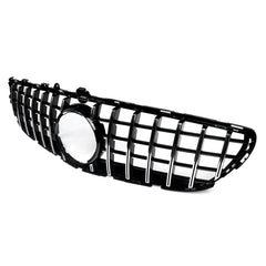 GT R Front Grille For Mercedes Benz W218 CLS400 CLS550 2015-2018 Chrome+Black