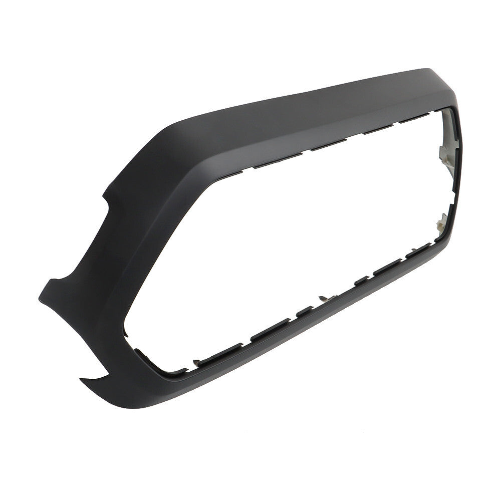 Front Upper Grille Outer Frame Surround Matte Black For 2016/2017/2018/2019/2020/2021/2022 Toyota Tacoma