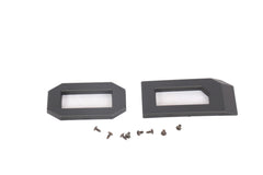 For 2021 2022 2023 2024 Ford Bronco Matt Black Grille Mesh Raptr Style Lights Amber