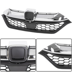 HECASA Fits Honda CRV CR-V 2017 2018 2019 Front Bumper Upper Grille