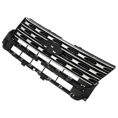 For Ford Explorer 2018-2019 Front Bumper Upper Grille w/Chrome Mesh Style Grill