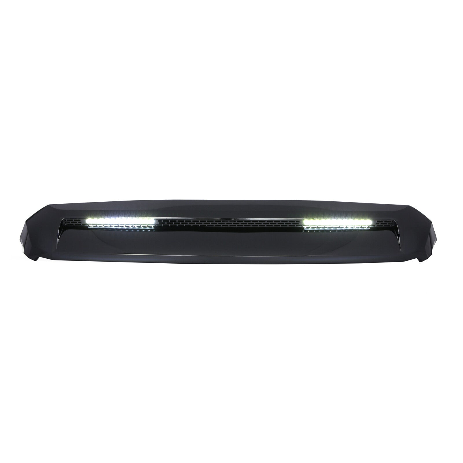 For 2014/2015/2016/2017/2018/2019/2020/2021 Toyota Tundra W/Light Bar Front Upper Hood Bulge Molding Grille Trim