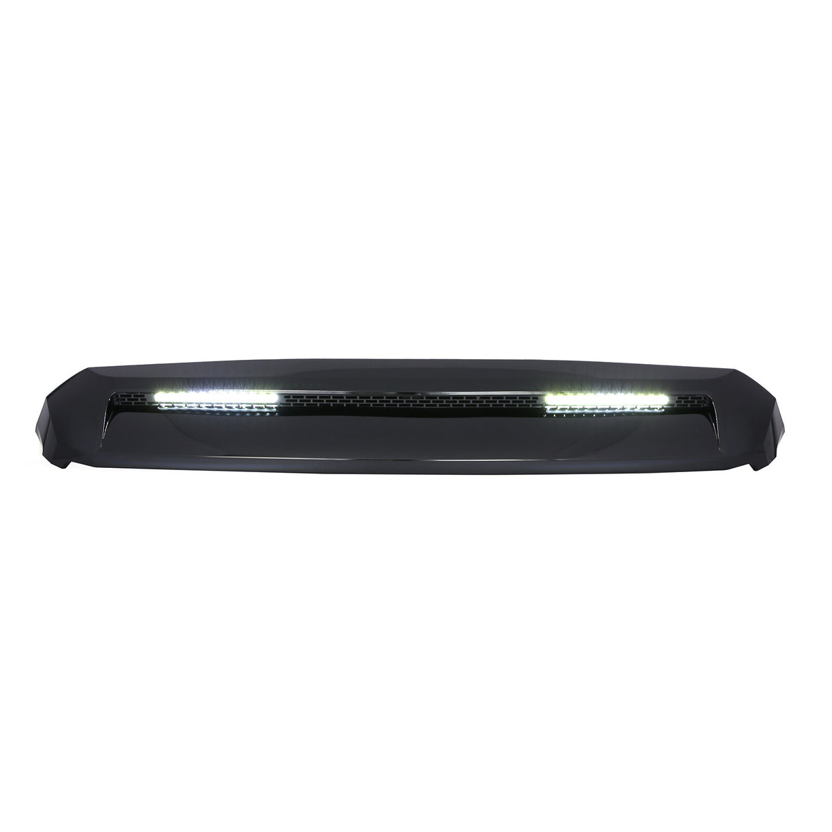 For 2014/2015/2016/2017/2018/2019/2020/2021 Toyota Tundra W/Light Bar Front Upper Hood Bulge Molding Grille Trim