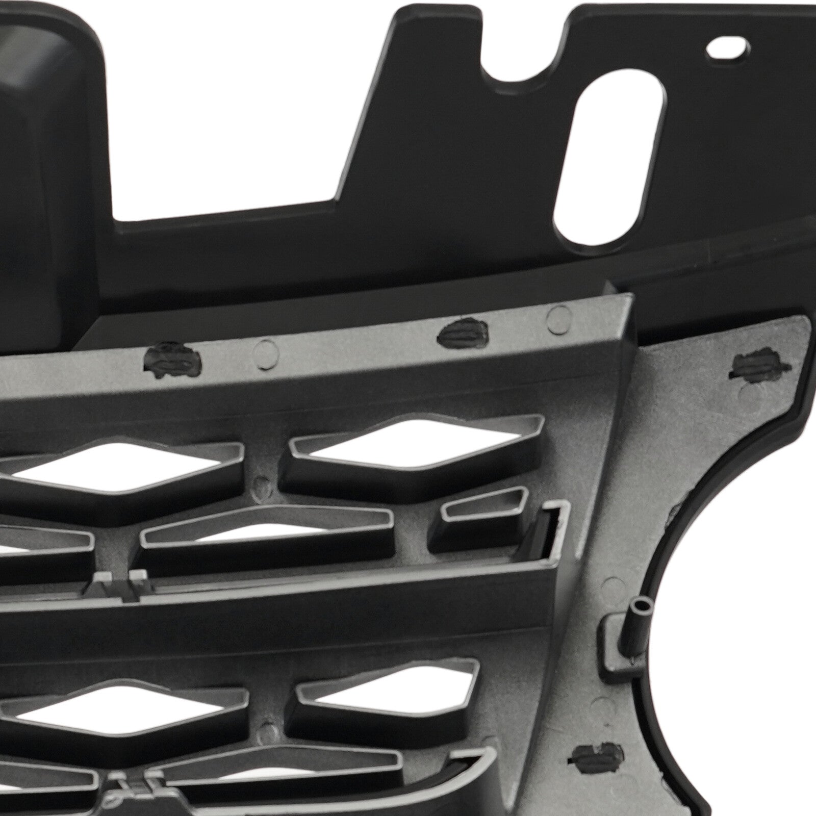 3PCS Front Bumper Upper Grille Set Fit 2014-2017 Land Rover Range Rover Sport